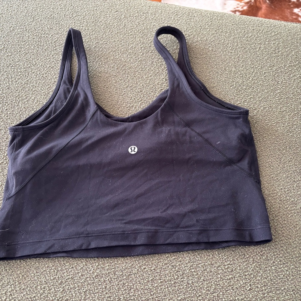 lululemon athletica Black Scoop Sports Bra